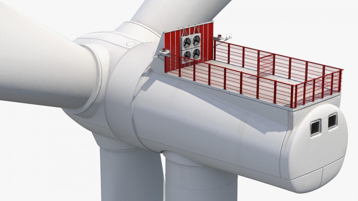 3D Offshore Wind Farm with Turbine