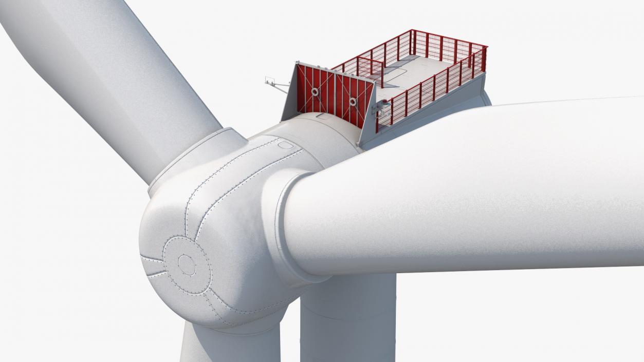 3D Offshore Wind Farm with Turbine