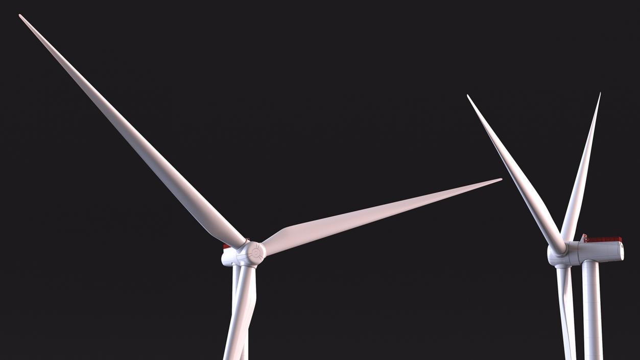 3D Offshore Wind Farm with Turbine