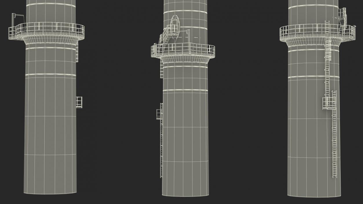 3D Offshore Wind Farm with Turbine