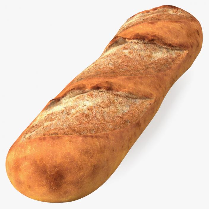 3D model Realistic French Baguette