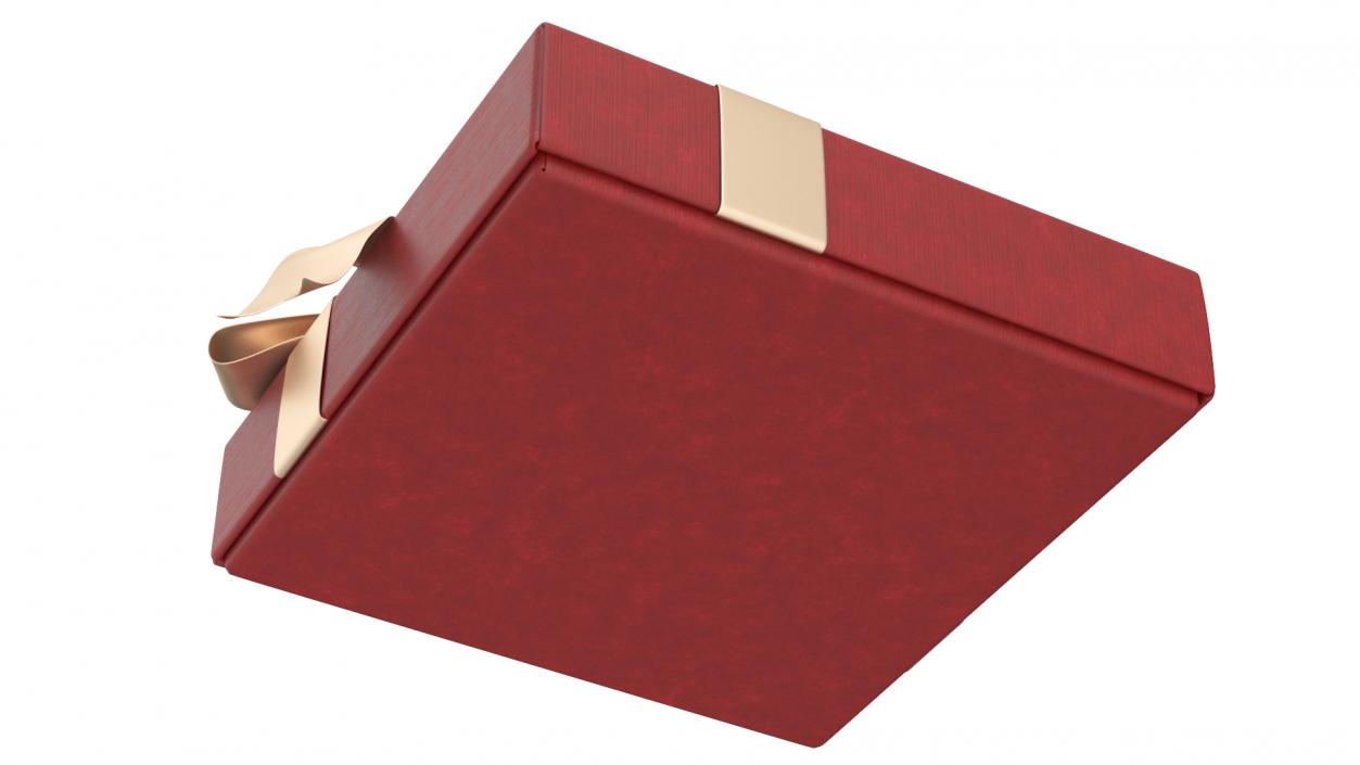 3D model Premium Chocolate Gift Box Red