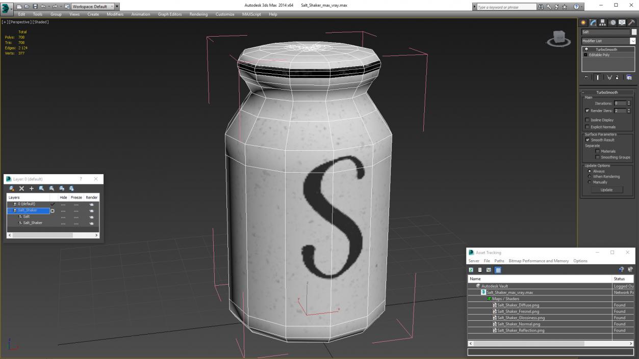 3D Salt Shaker