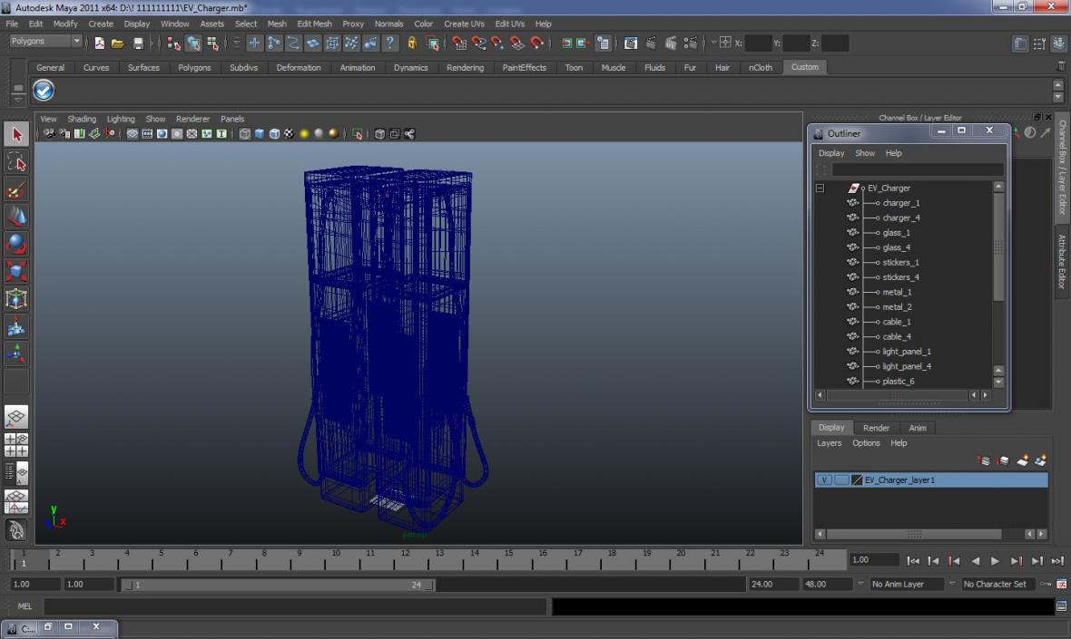 3D model EV Charger