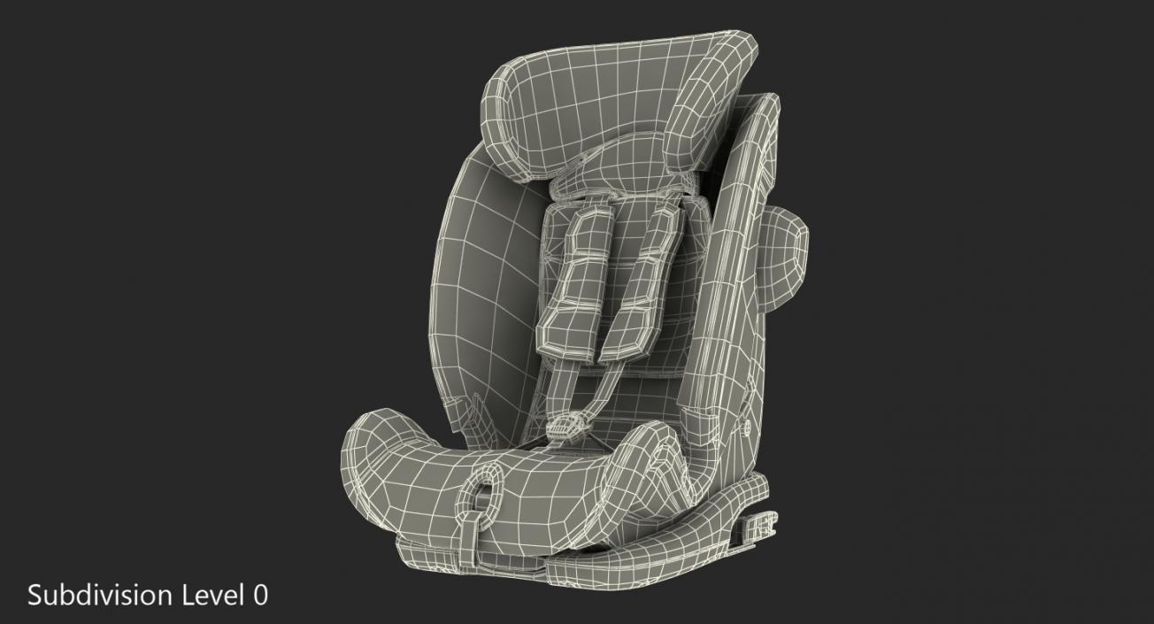 3D model Child Safety Seat Blue Britax Romer