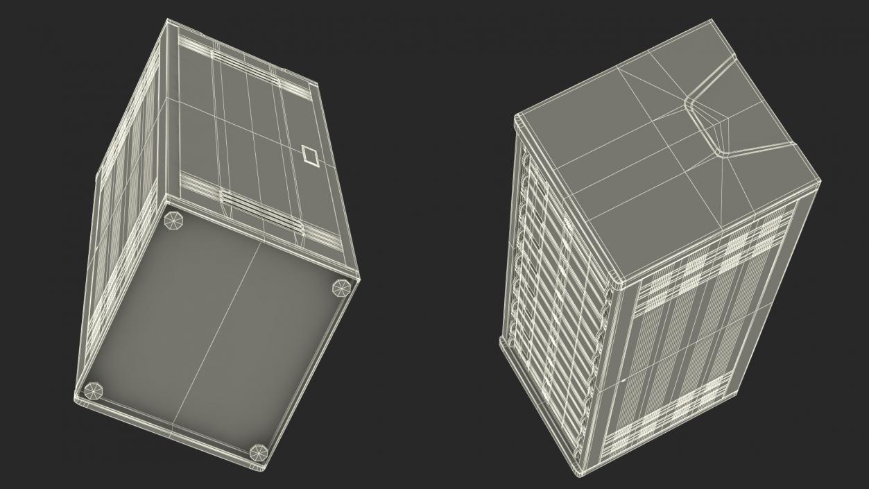 3D Floor Stand Server Rack model