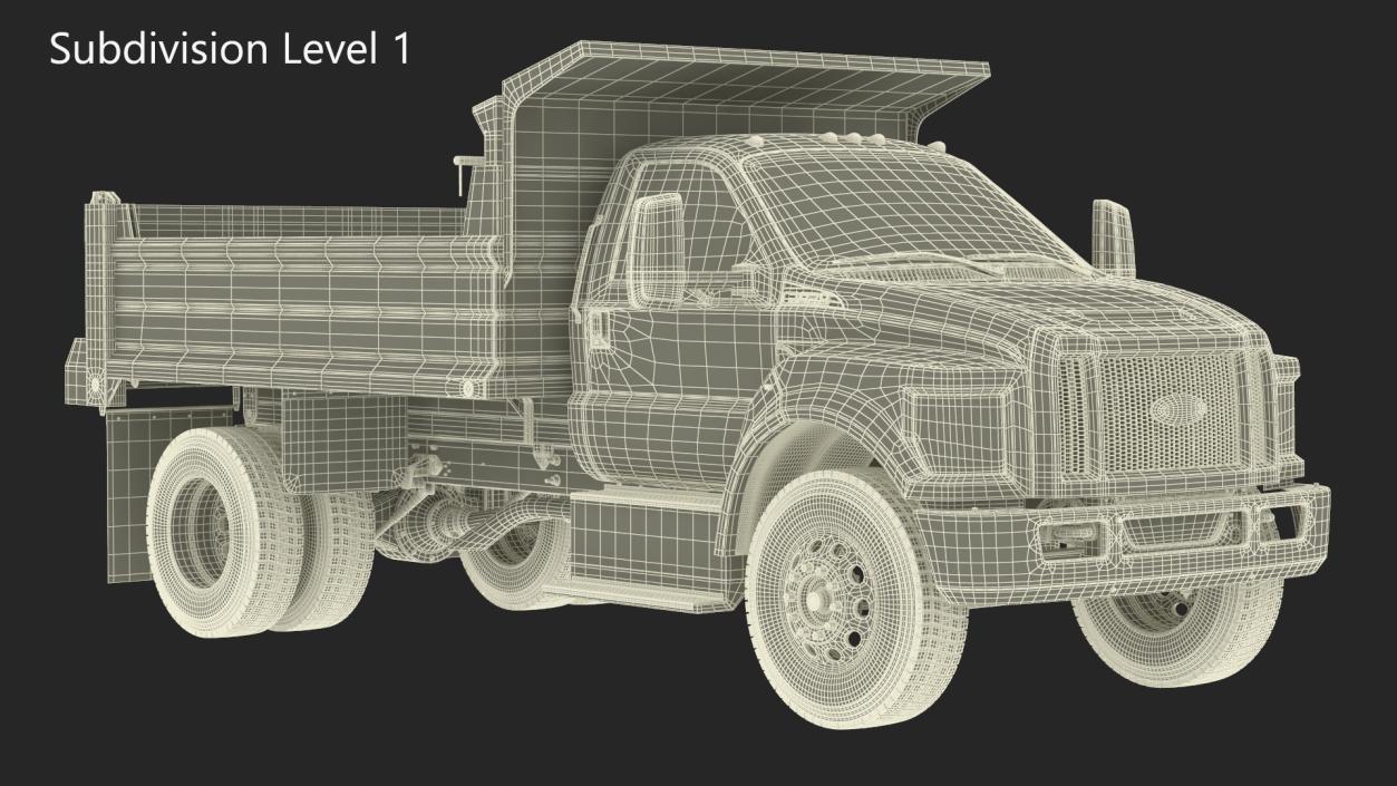 3D Ford F-650 Supertrack