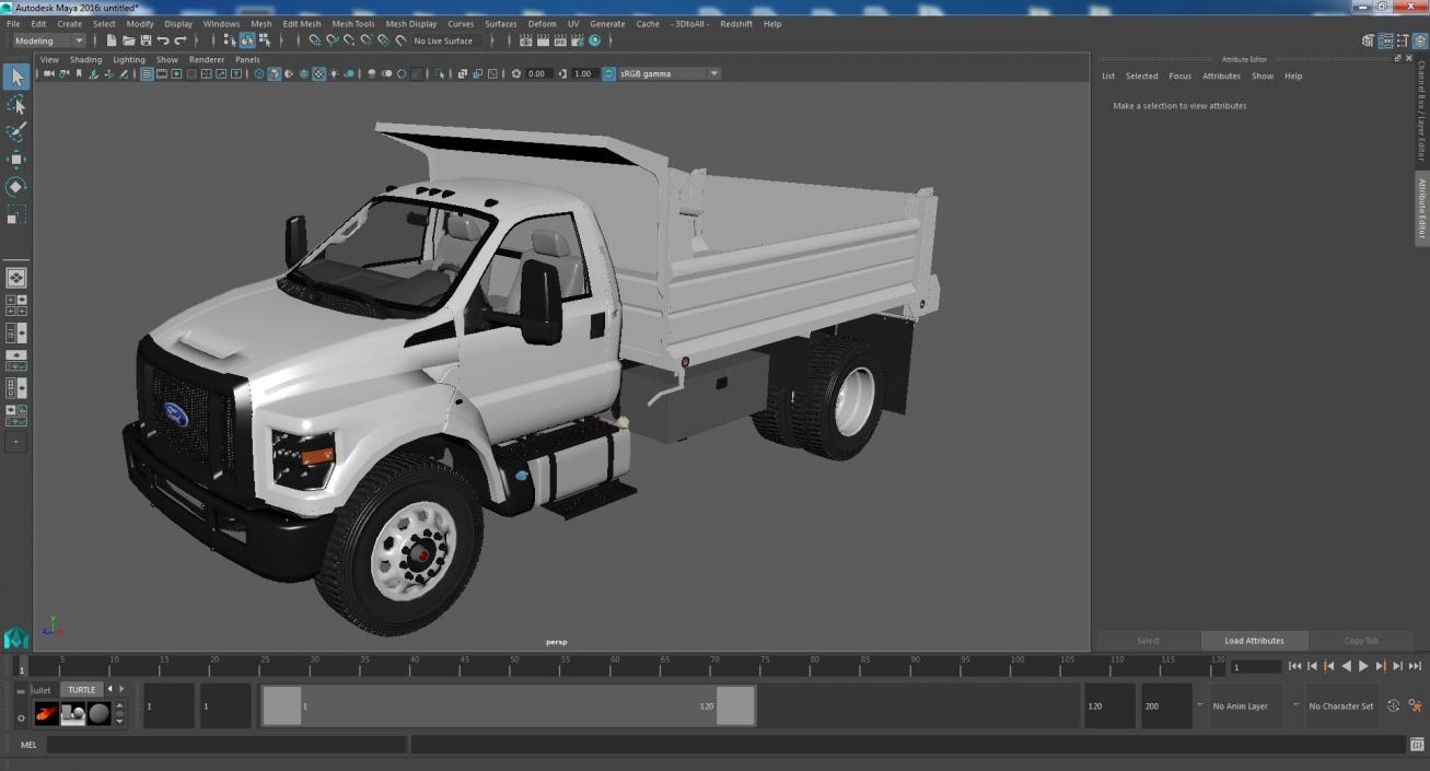 3D Ford F-650 Supertrack