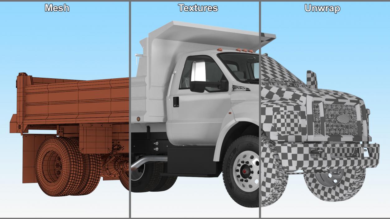 3D Ford F-650 Supertrack