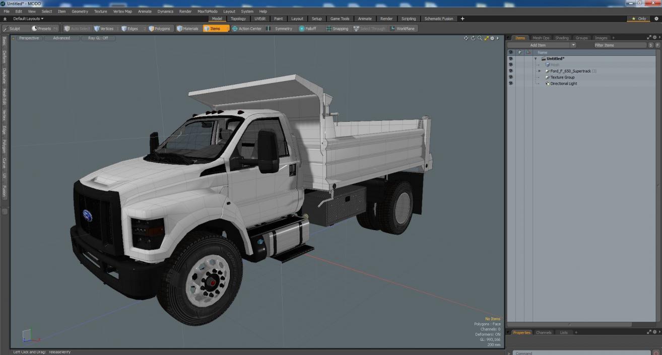 3D Ford F-650 Supertrack