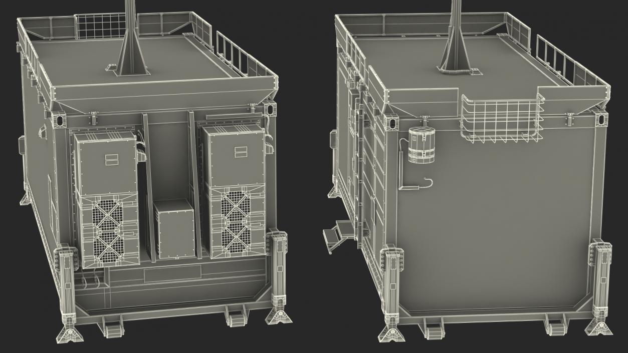 3D model Missile Control Unit