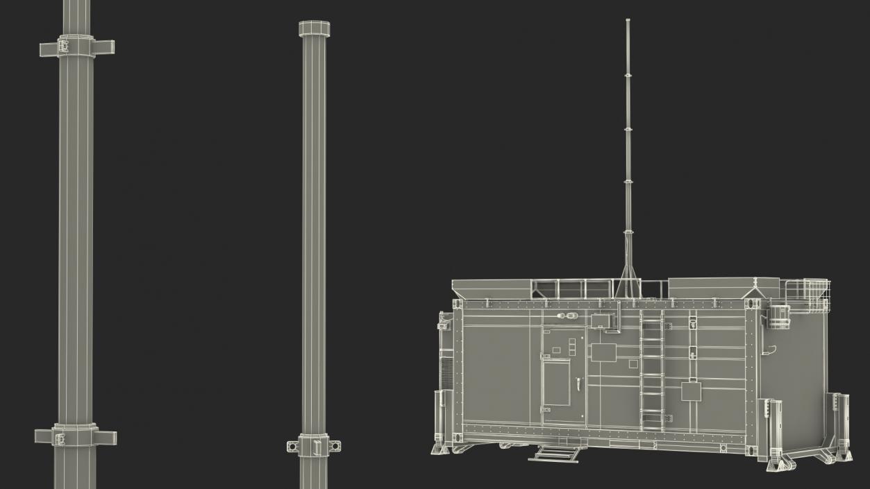 3D model Missile Control Unit