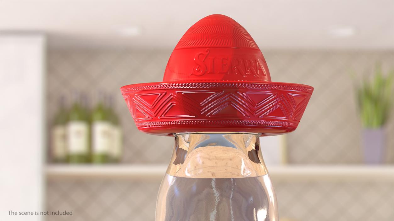 Tequila Salt Shaker Hat Cap 3D