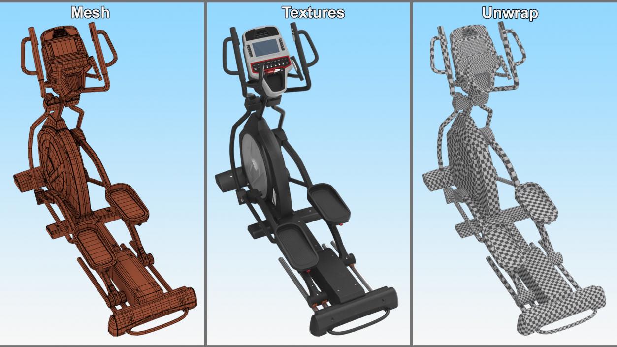 Sole E35 Cross Trainer 3D