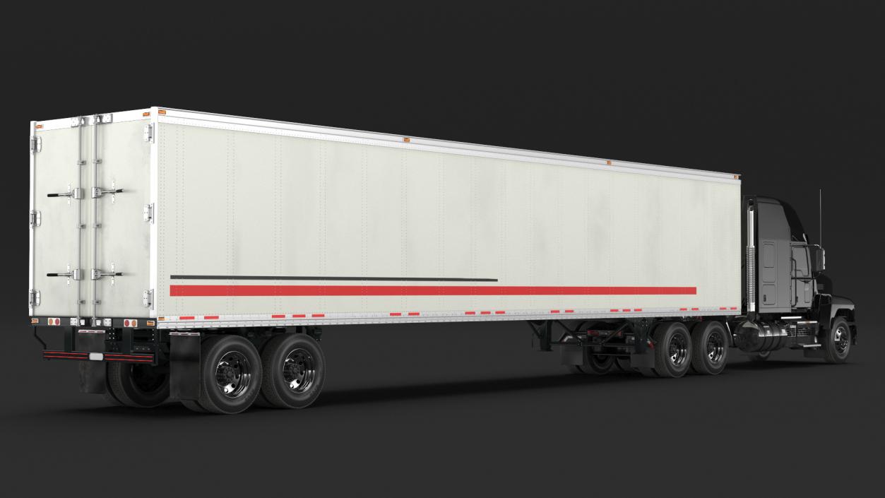 3D Pinnacle 2025 Truck and Semi Trailer