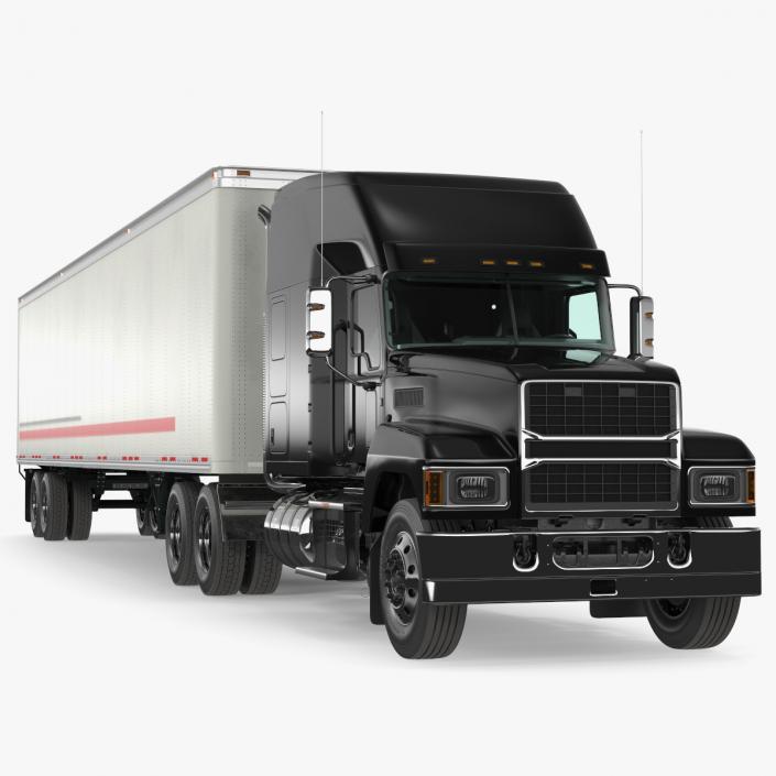 3D Pinnacle 2025 Truck and Semi Trailer