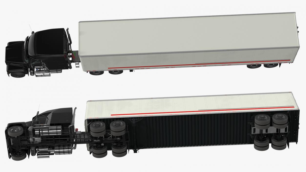 3D Pinnacle 2025 Truck and Semi Trailer