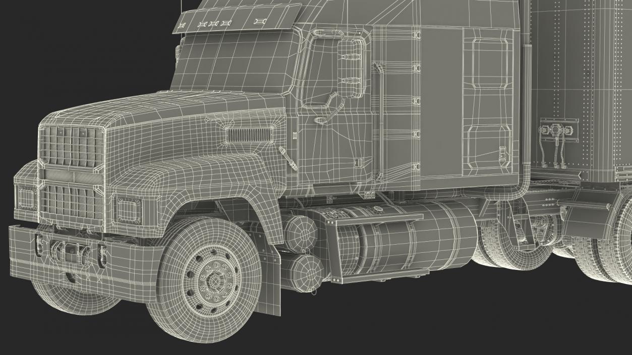 3D Pinnacle 2025 Truck and Semi Trailer