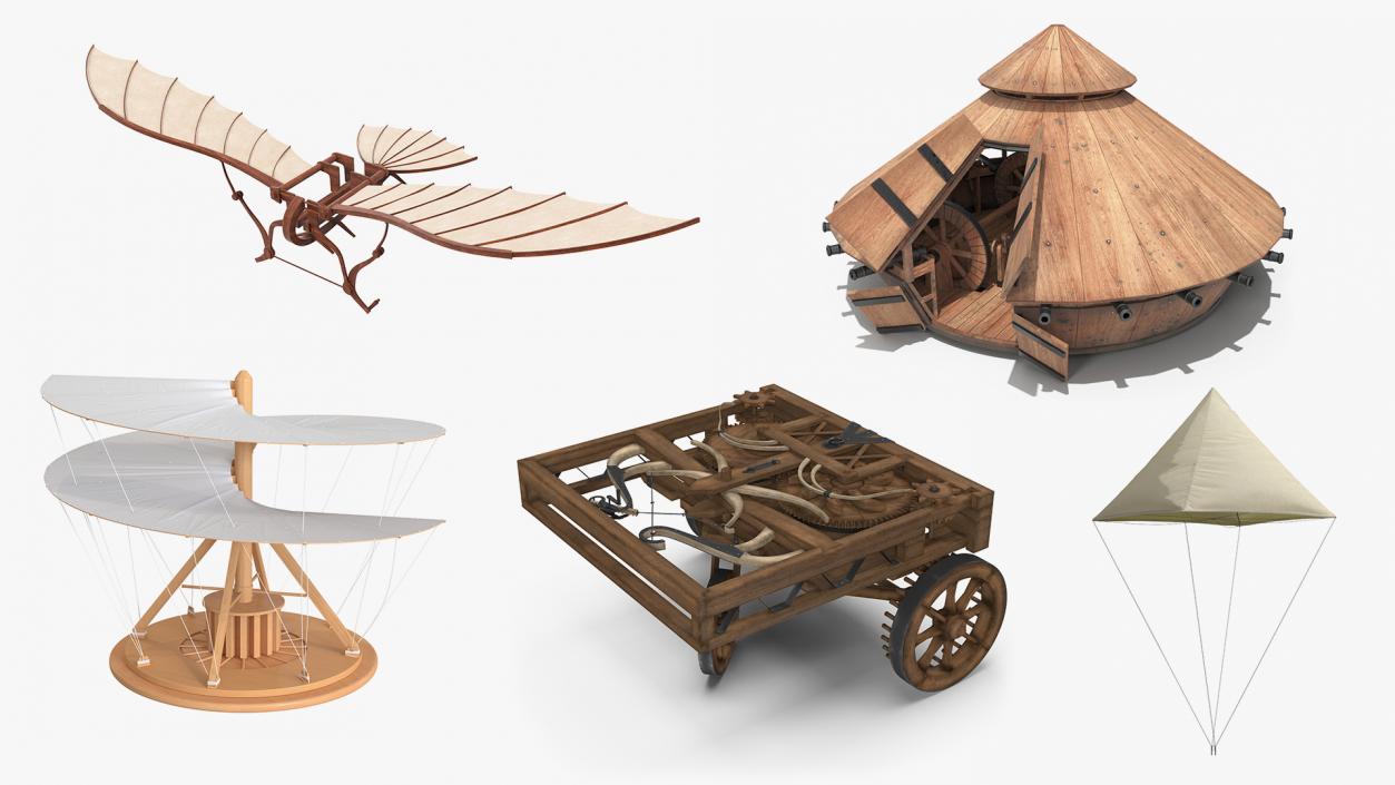 Leonardo da Vinci Vehicles Collection 4 3D model