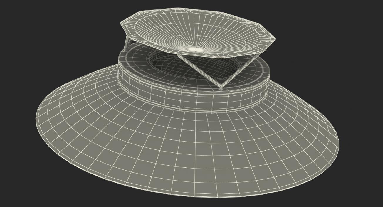 3D Parabolic Antenna 3D Model 2 model