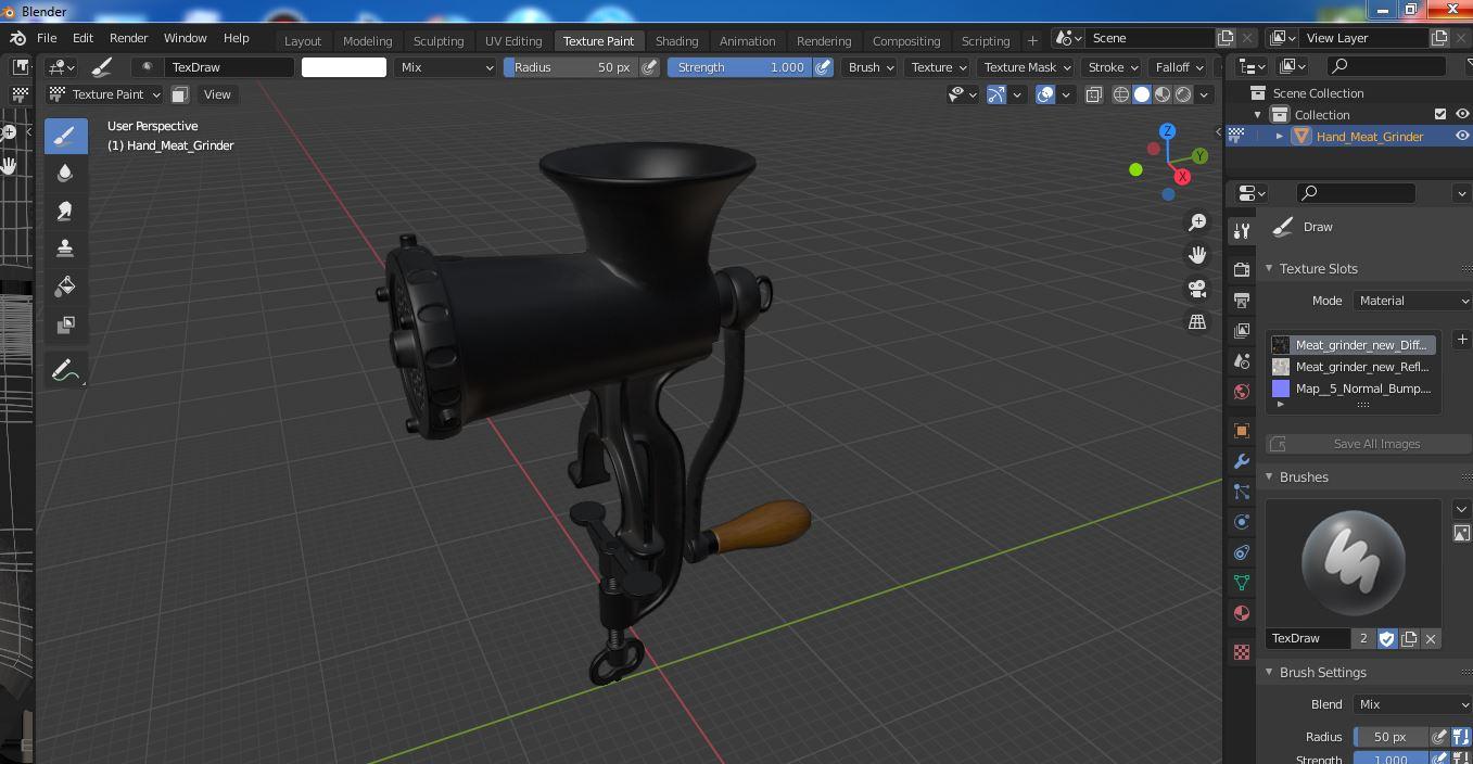 Hand Meat Grinder 3D