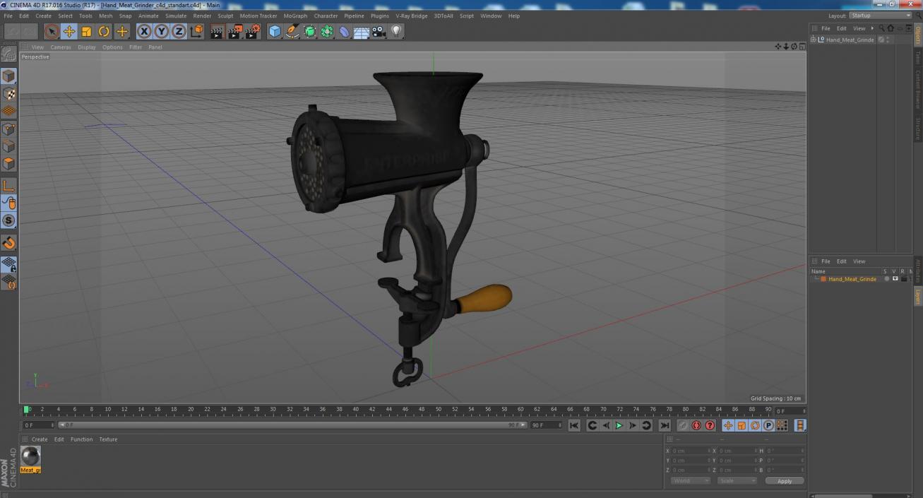 Hand Meat Grinder 3D