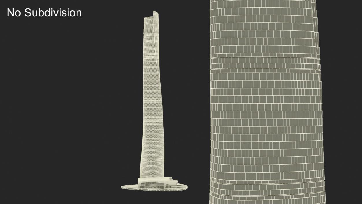 3D model Shanghai Tower Chinas Tallest Skyscraper