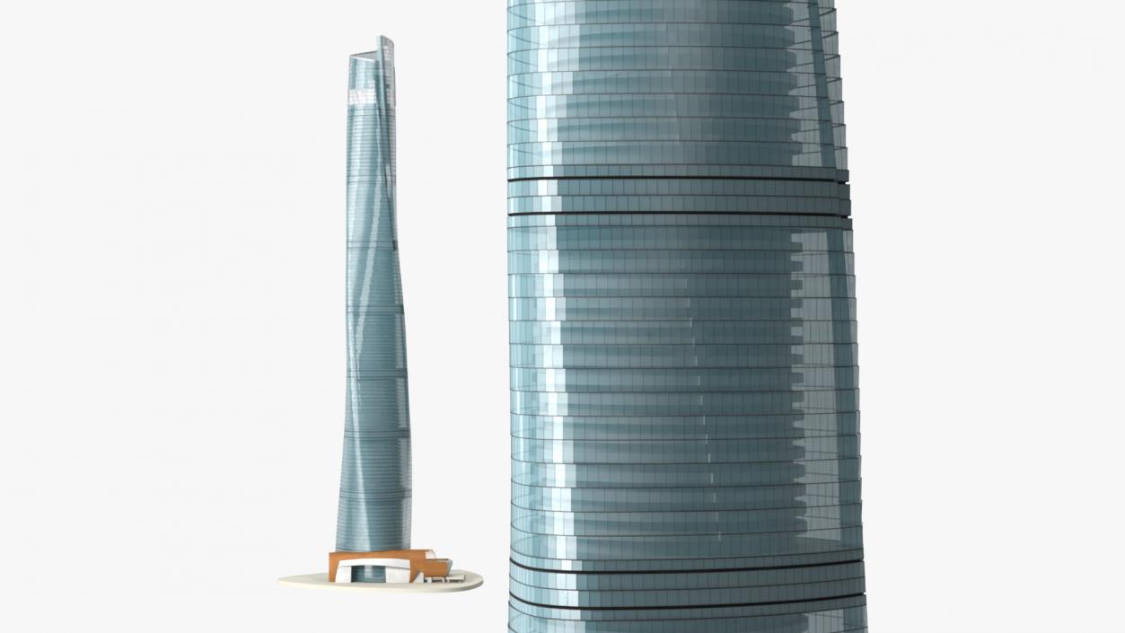 3D model Shanghai Tower Chinas Tallest Skyscraper