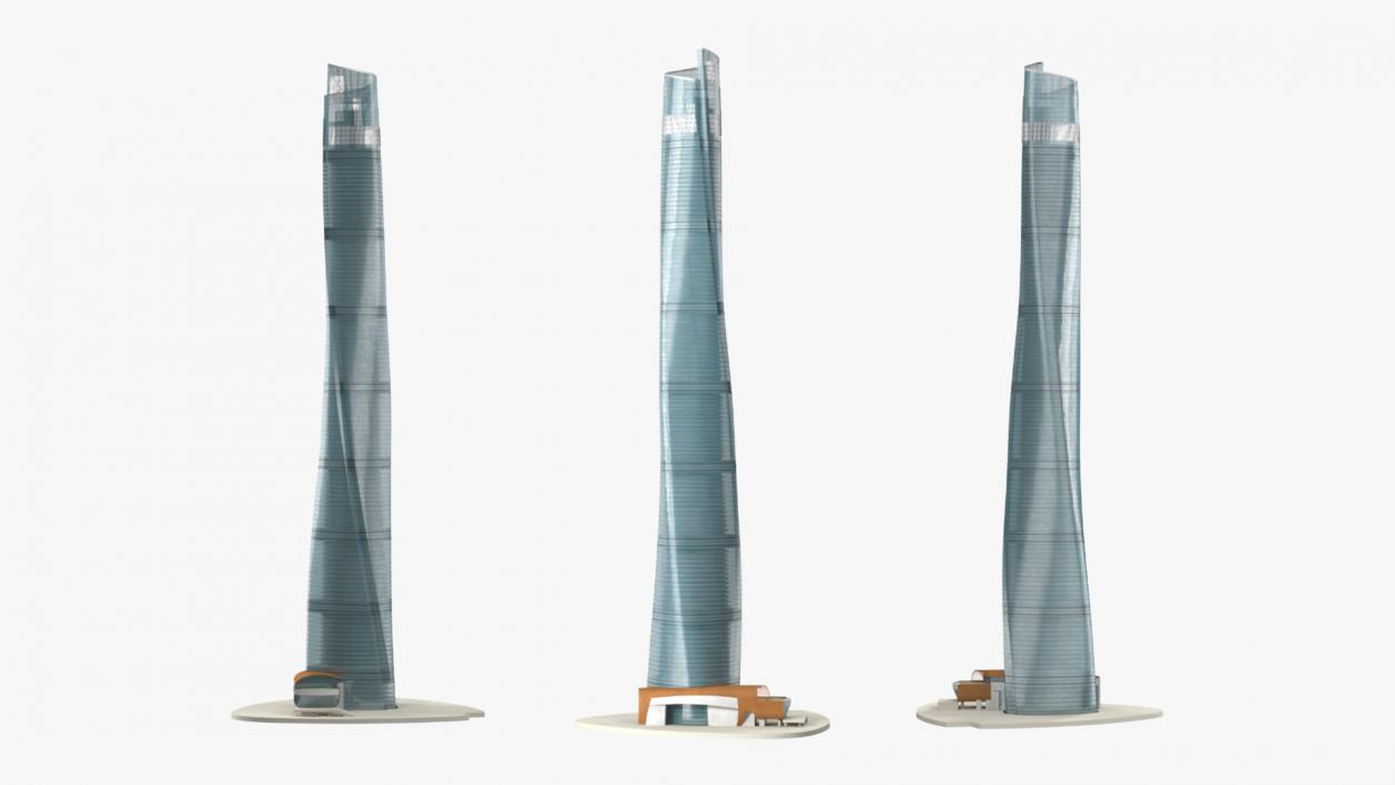 3D model Shanghai Tower Chinas Tallest Skyscraper