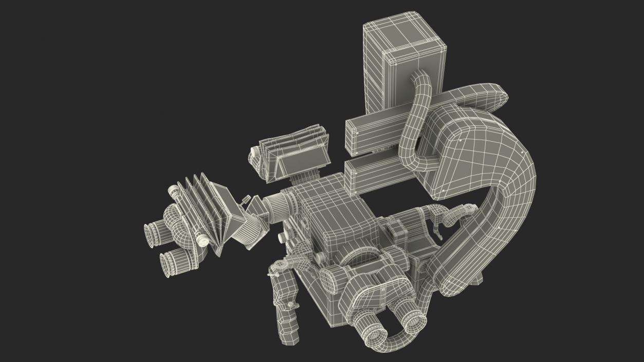 3D Neurosurgery Microscope model