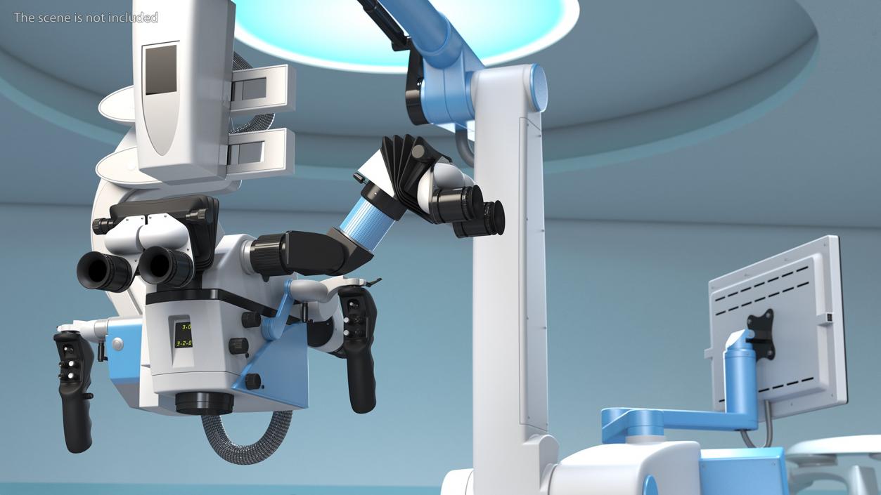 3D Neurosurgery Microscope model