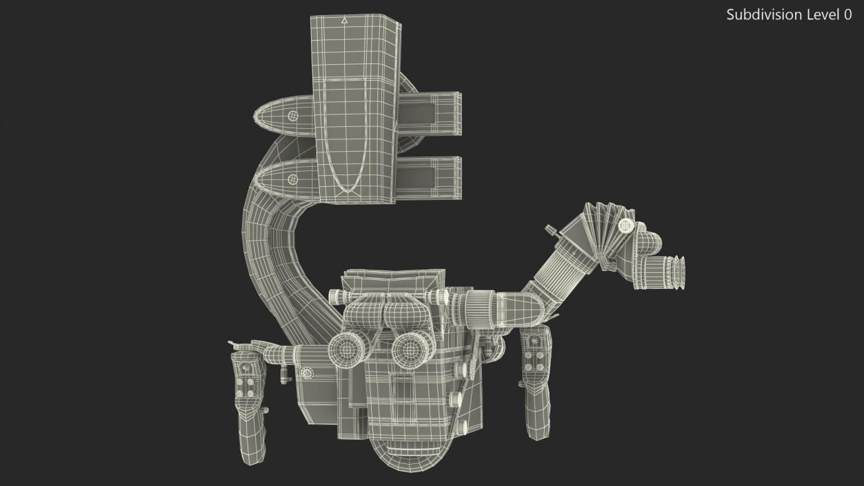 3D Neurosurgery Microscope model