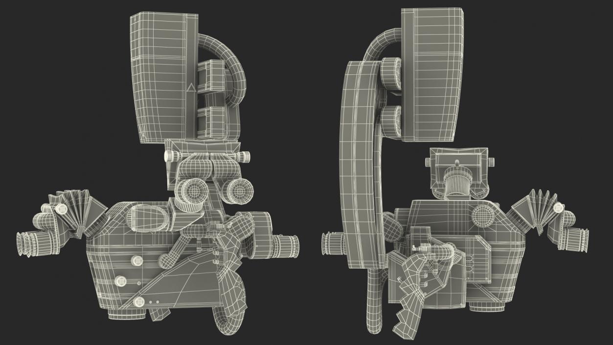 3D Neurosurgery Microscope model