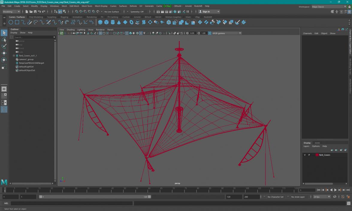 Tent Pavilions 3D model