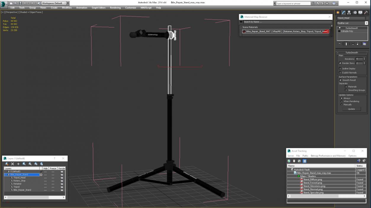 Bike Repair Stand 3D