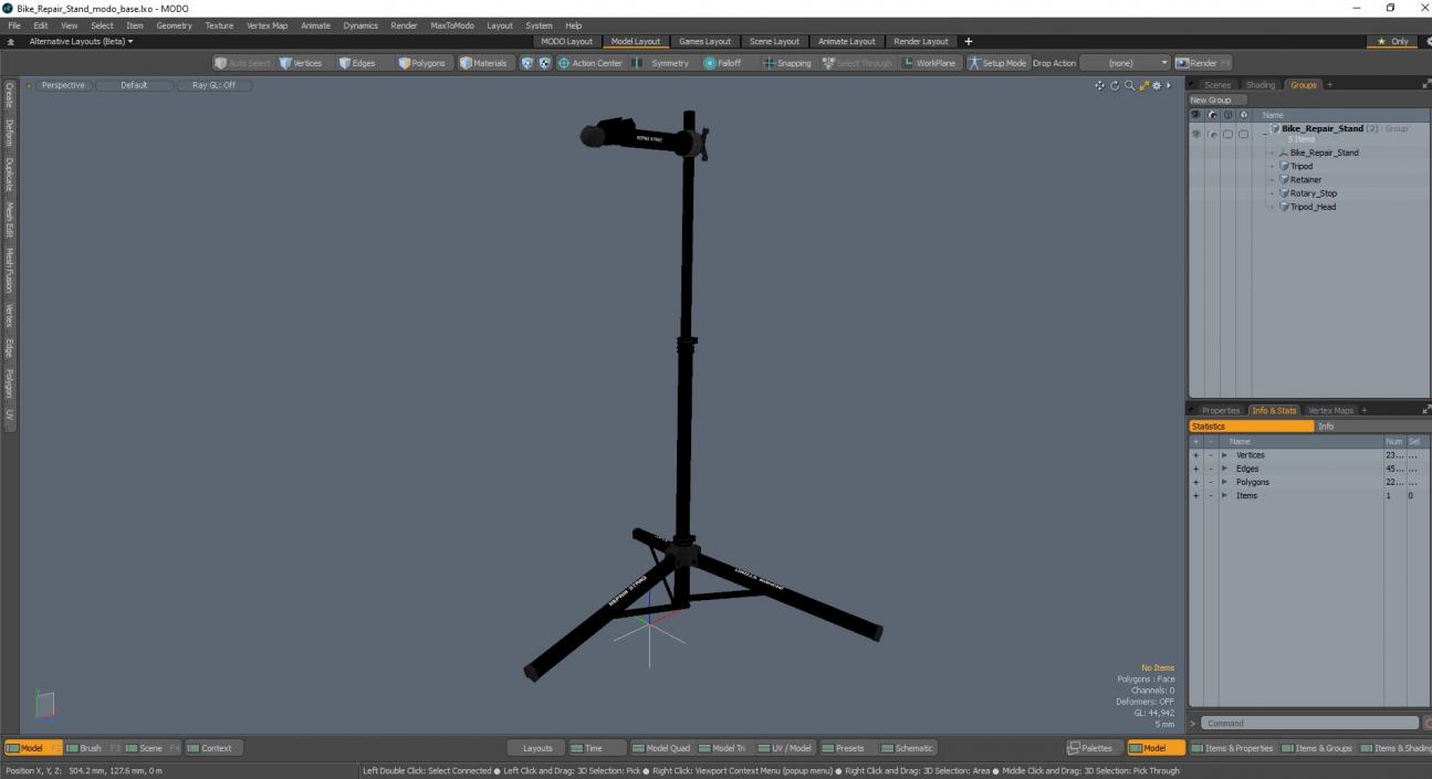 Bike Repair Stand 3D