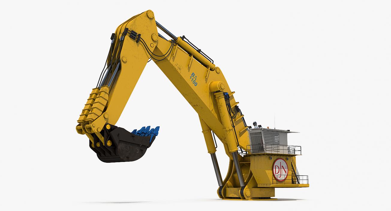 3D model Backhoe Dredger 1100