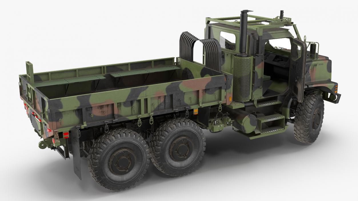 3D model OshKosh MTVR MK23 Dusty Rigged