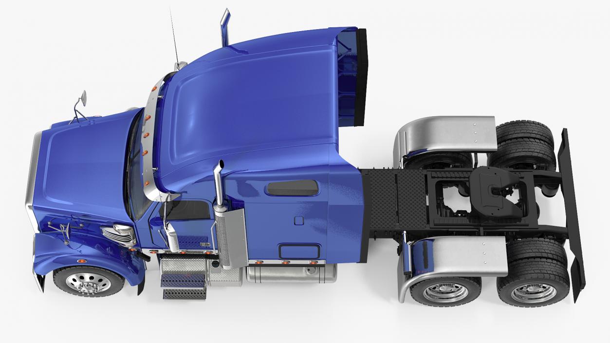 3D Heavy Duty Long Hood Truck