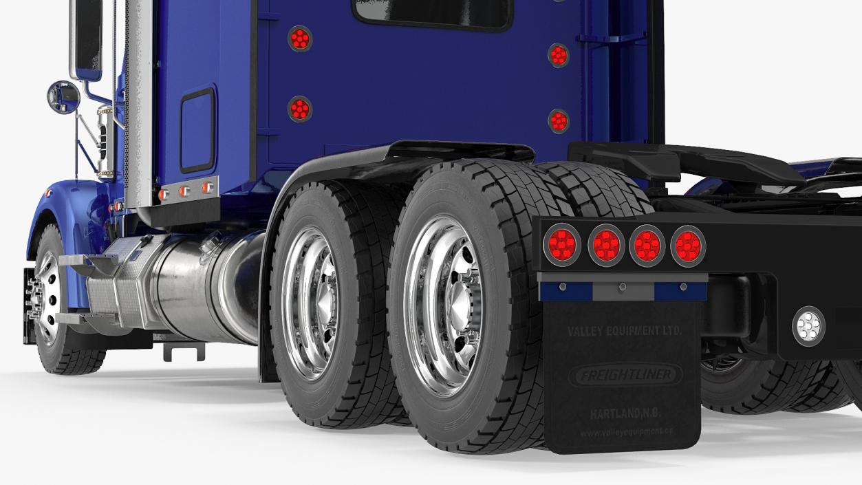 3D Heavy Duty Long Hood Truck