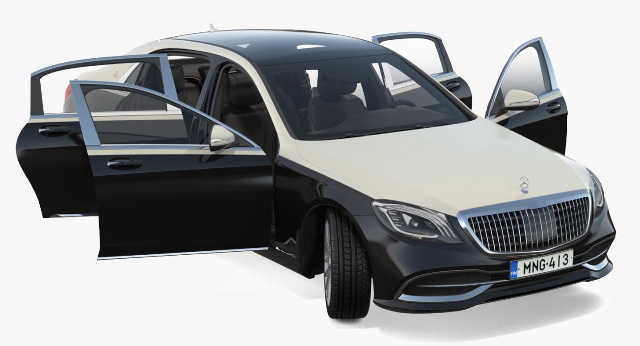 3D Mercedes Benz S560 Maybach