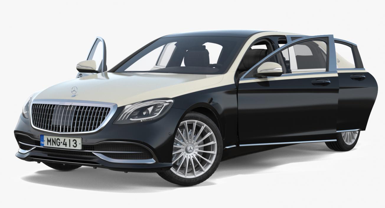 3D Mercedes Benz S560 Maybach