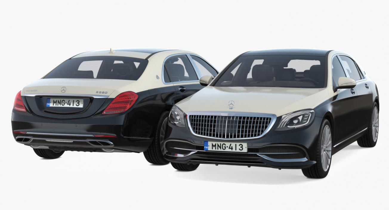 3D Mercedes Benz S560 Maybach