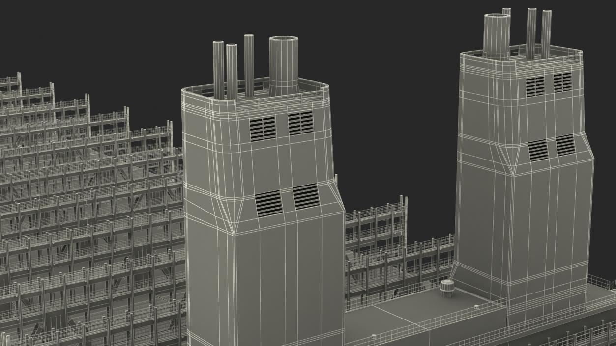 3D Ultra Large Container Vessel model