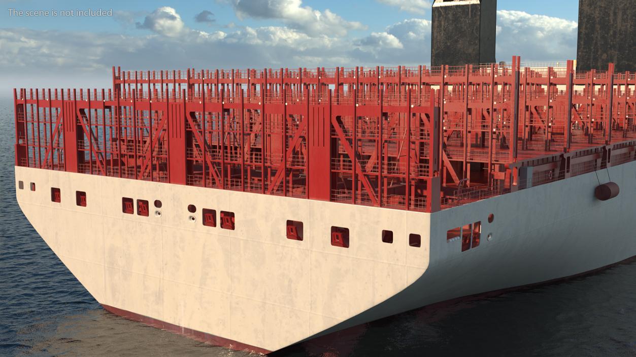 3D Ultra Large Container Vessel model