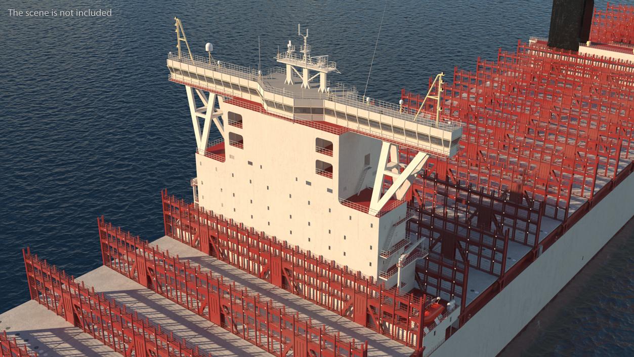 3D Ultra Large Container Vessel model