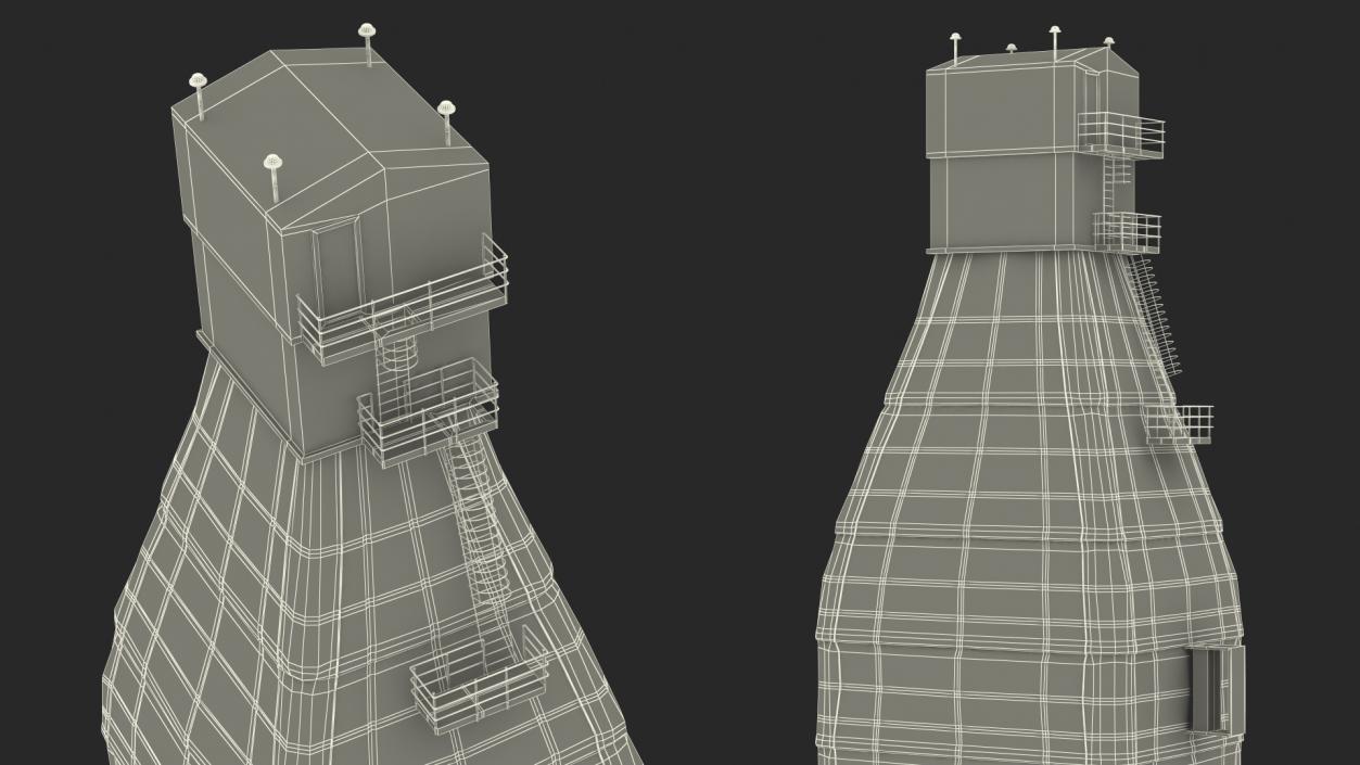 Uralmash ARKTIKA Drilling Rig 3D model