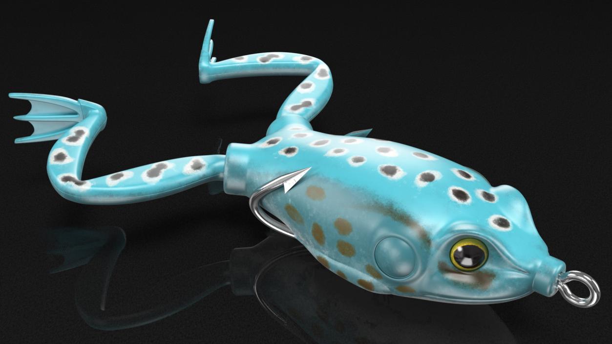 Soft Fishing Lure Frog 3D