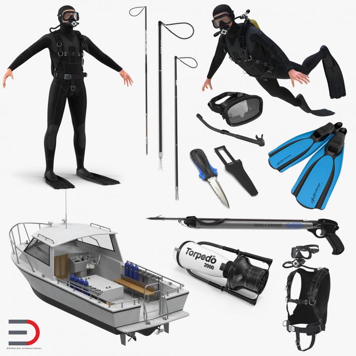 Diving Collection 3D