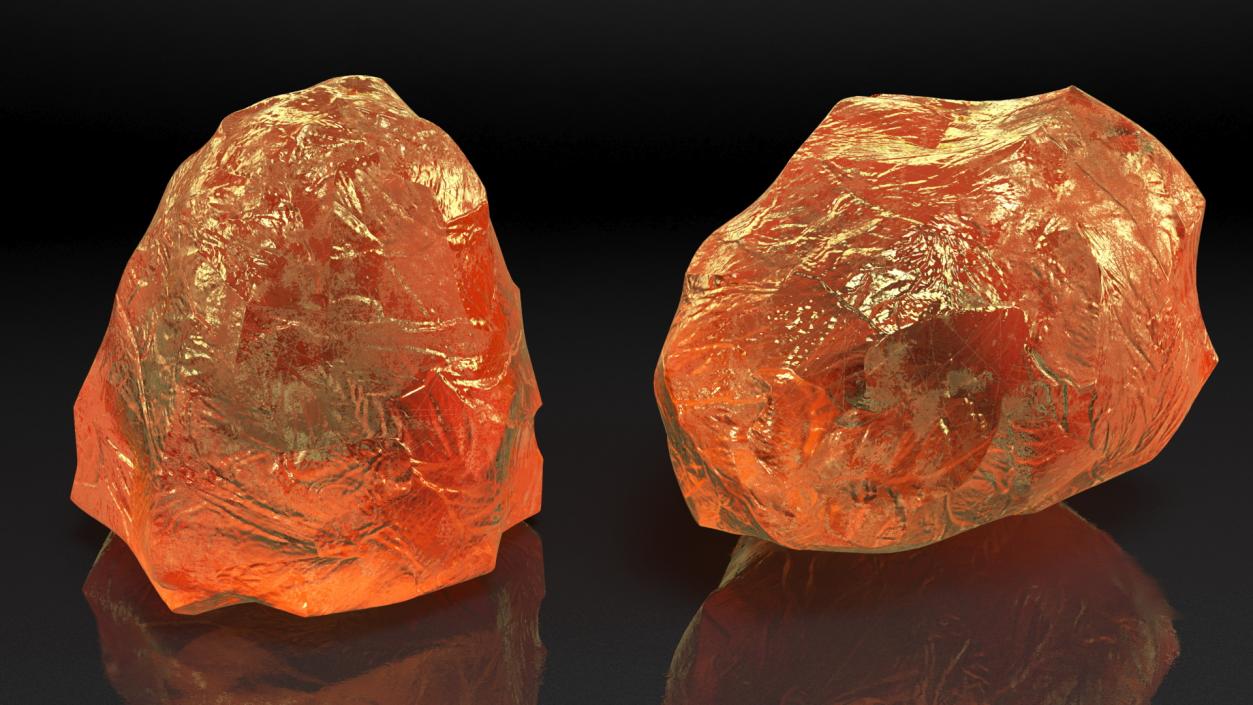 3D model Amber Minerals Collection